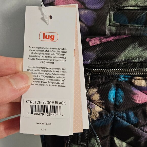 Lug Stretch crossbody NWT in Bloom Black - Picture 6 of 7